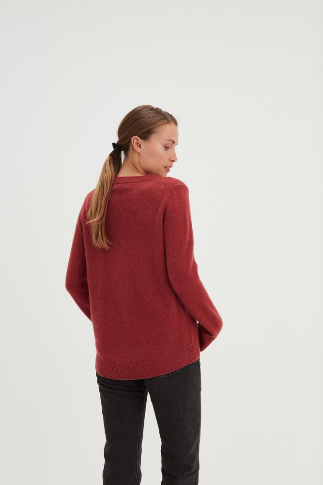 Straight O-neck Sweater