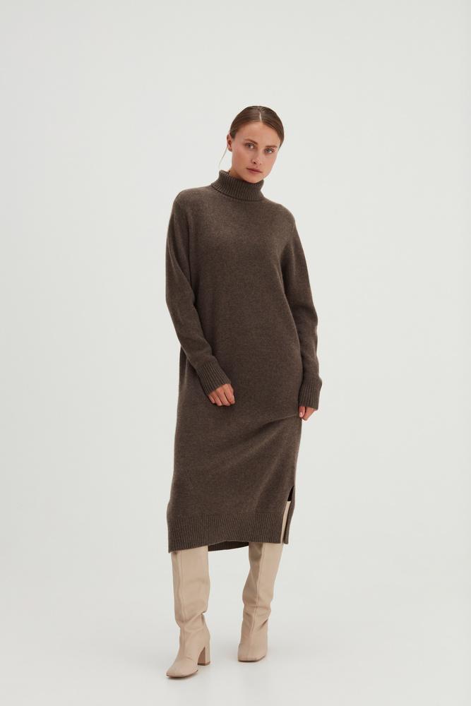 Chunky Roll Neck Dress