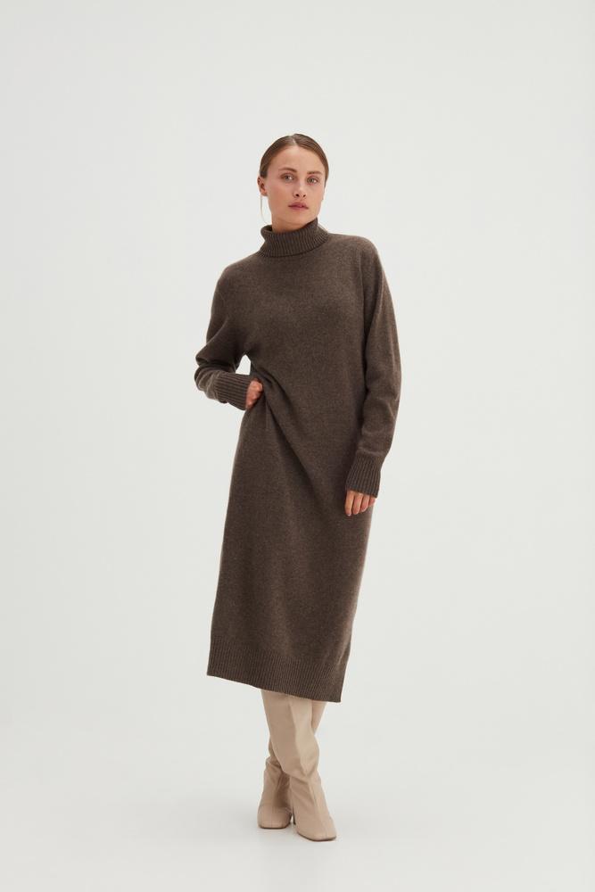 Chunky Roll Neck Dress