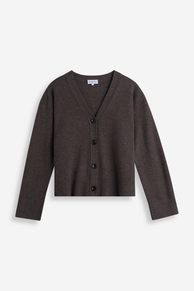 V-neck Wide Cardigan