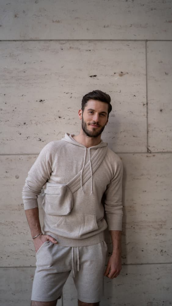 Man Front Pocket Hoodie