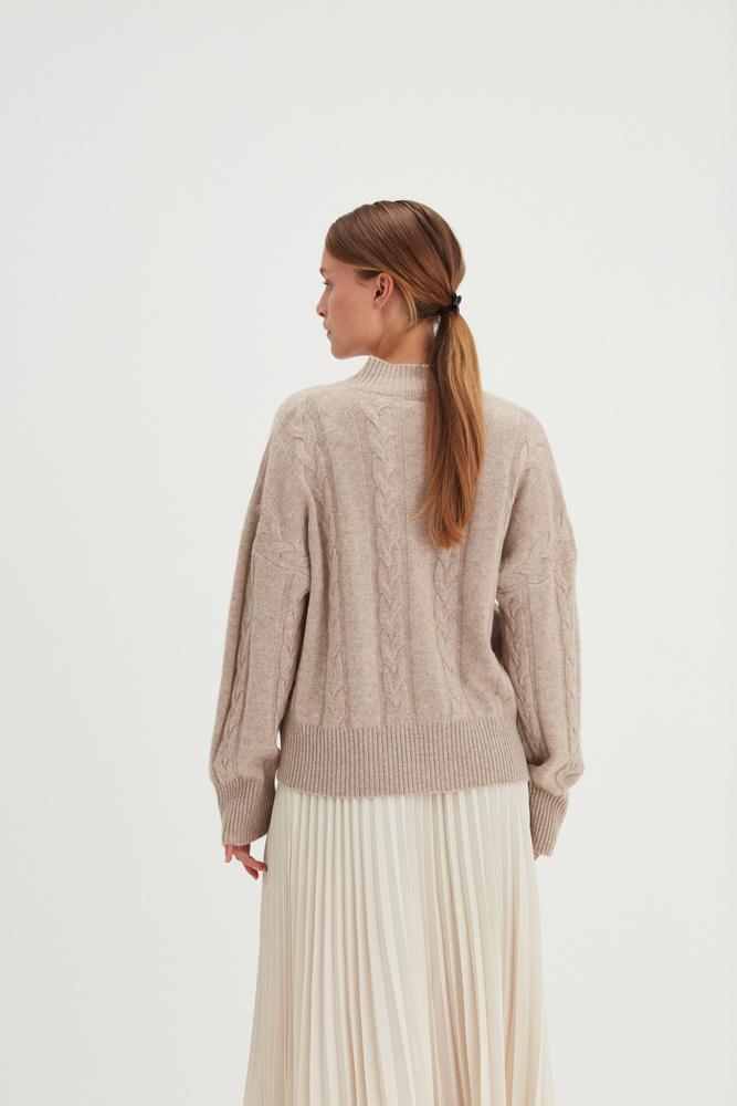 Boxy Cable Sweater