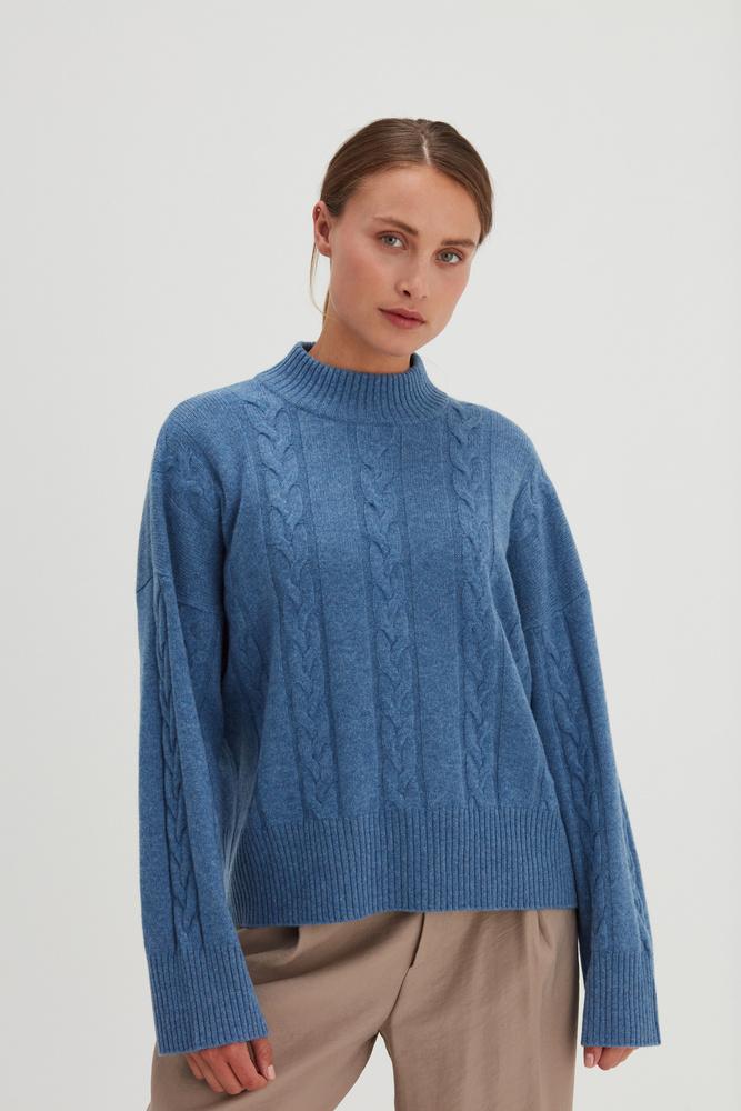 Boxy Cable Sweater