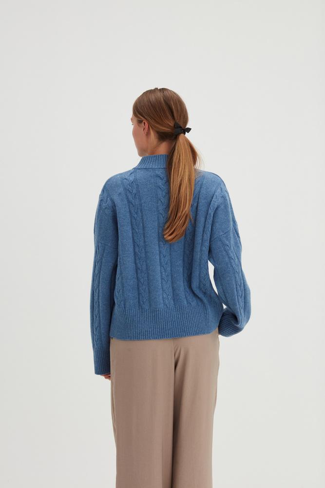 Boxy Cable Sweater