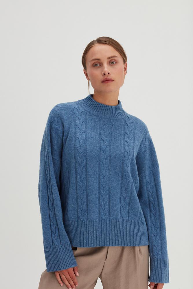 Boxy Cable Sweater