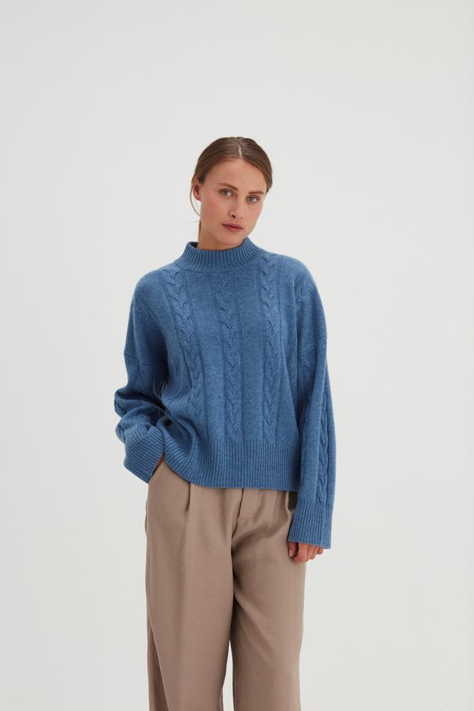 Boxy Cable Sweater