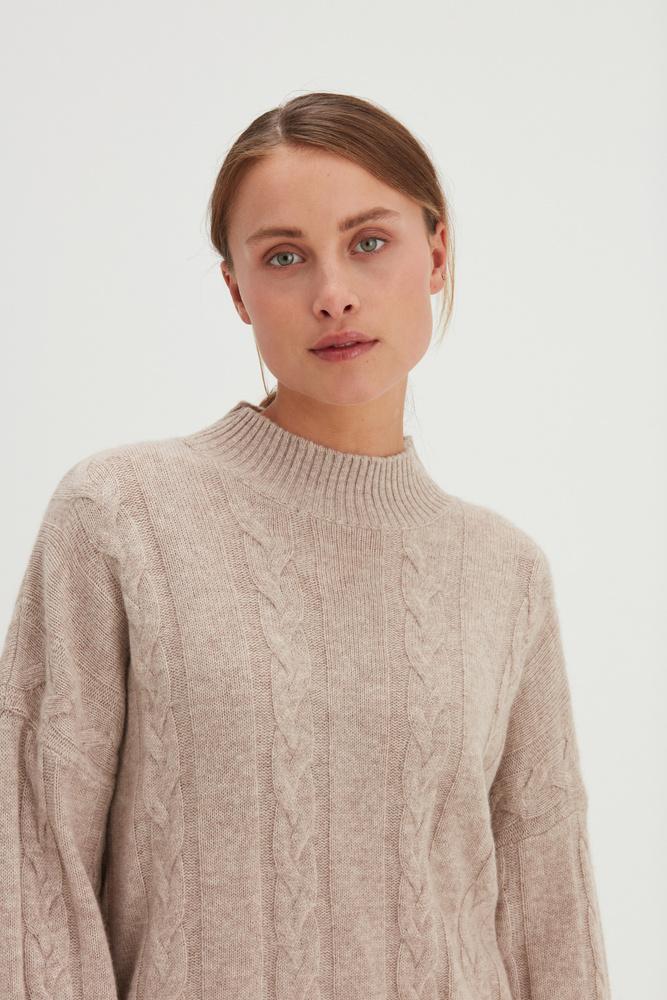 Boxy Cable Sweater