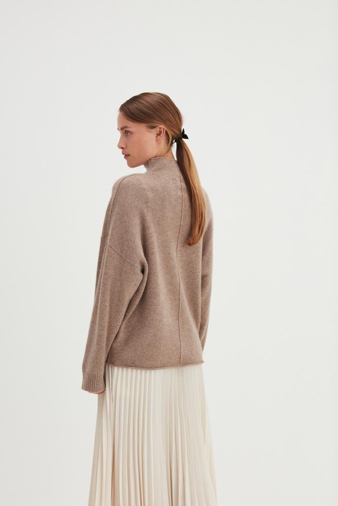 Oversized Half Turtleneck