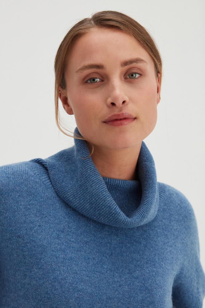 Turtleneck Balloon Sleeve Sweater