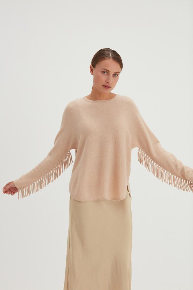 Curved Sweater Fringes