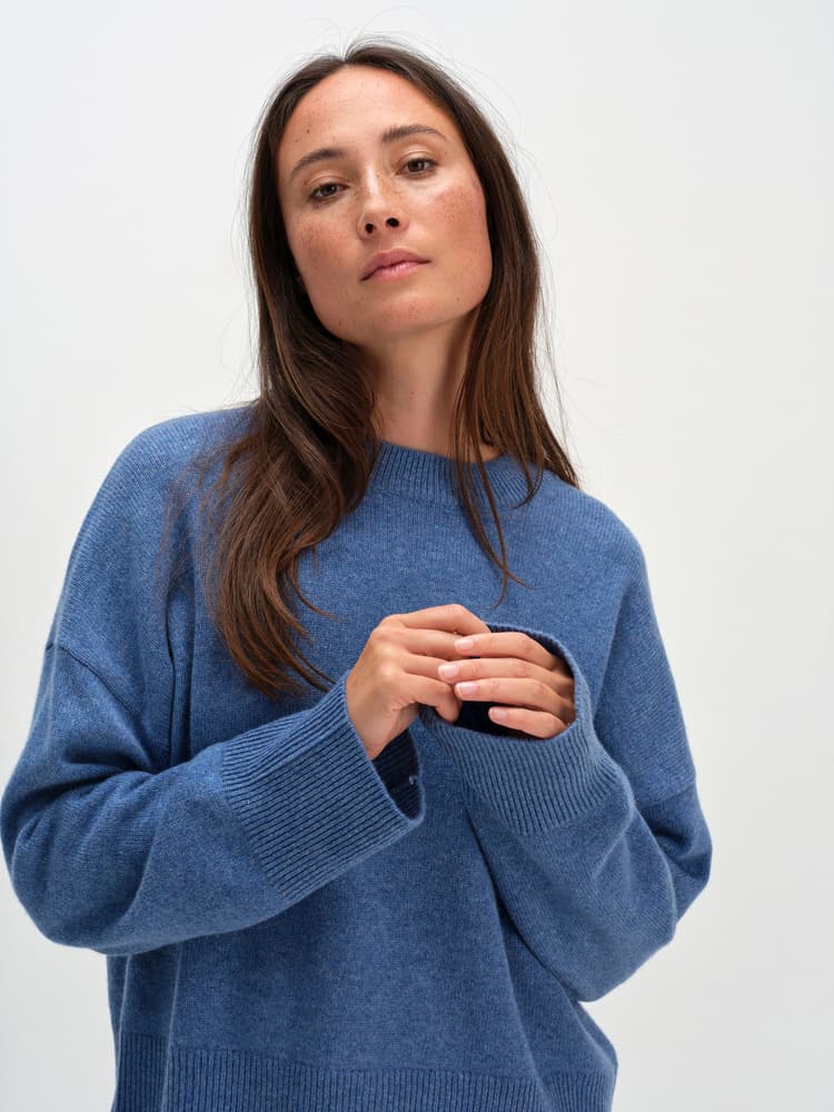 Boxy O-neck Sweater