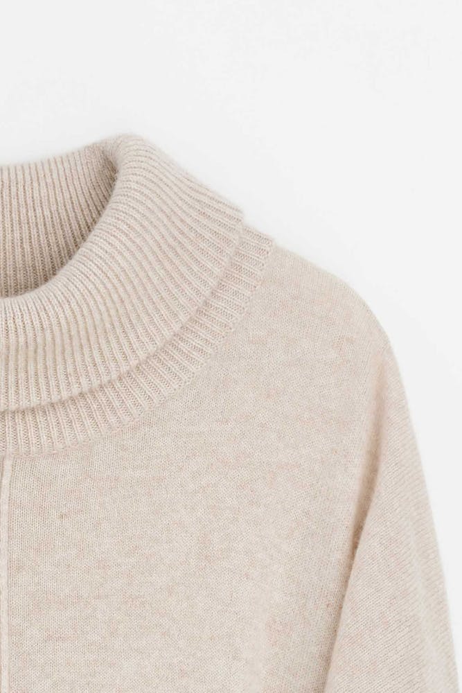 Double Collar Wide Sweater