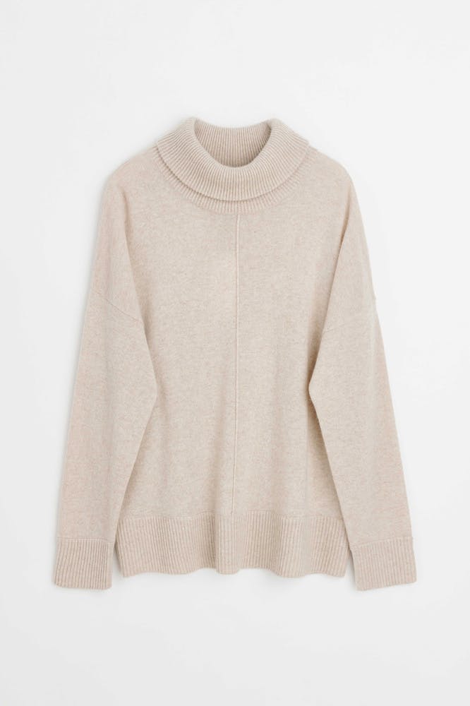 Double Collar Wide Sweater