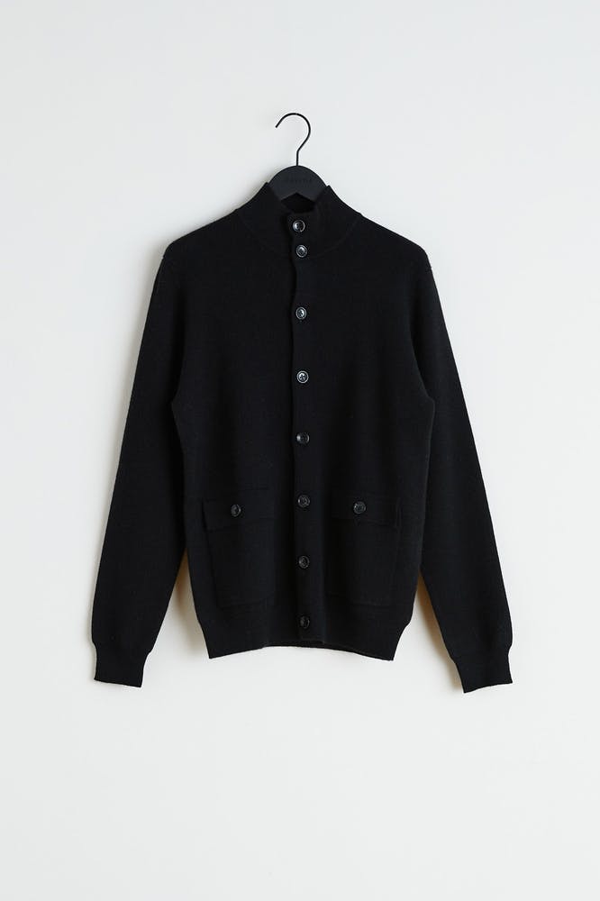 Man Buttoned Jacket