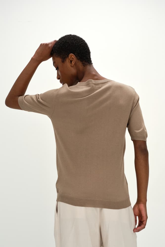 Fine Knit T-shirt Oversized