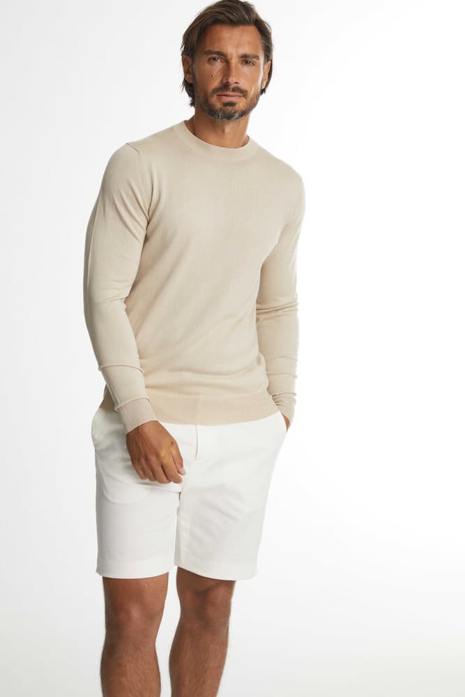 Man Fine Knit O-neck Sweater