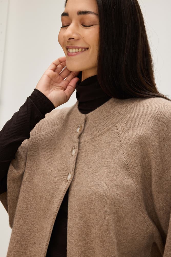 Cardigan Raglan Short Sleeve