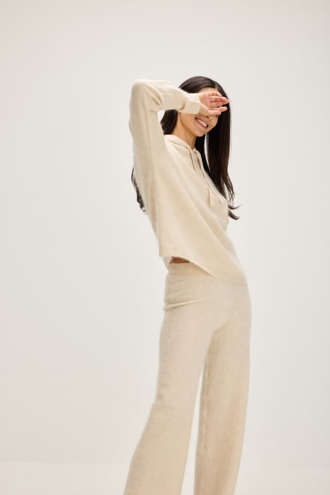 Brushed Wide Pants