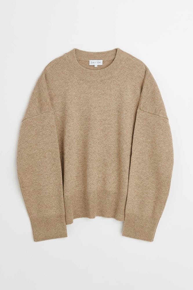 Boxy O-neck Sweater