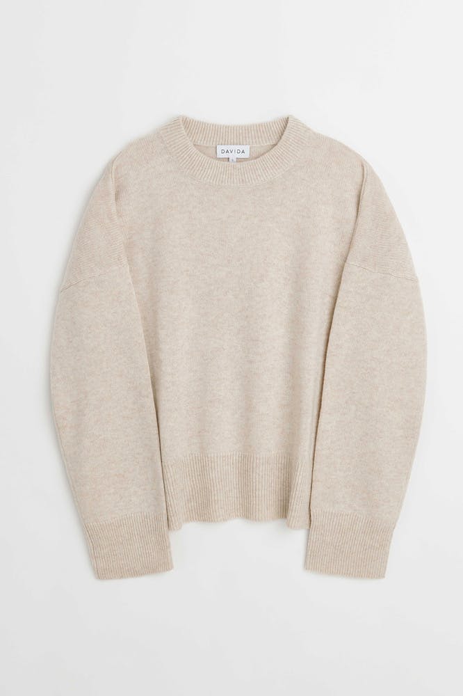 Boxy O-neck Sweater