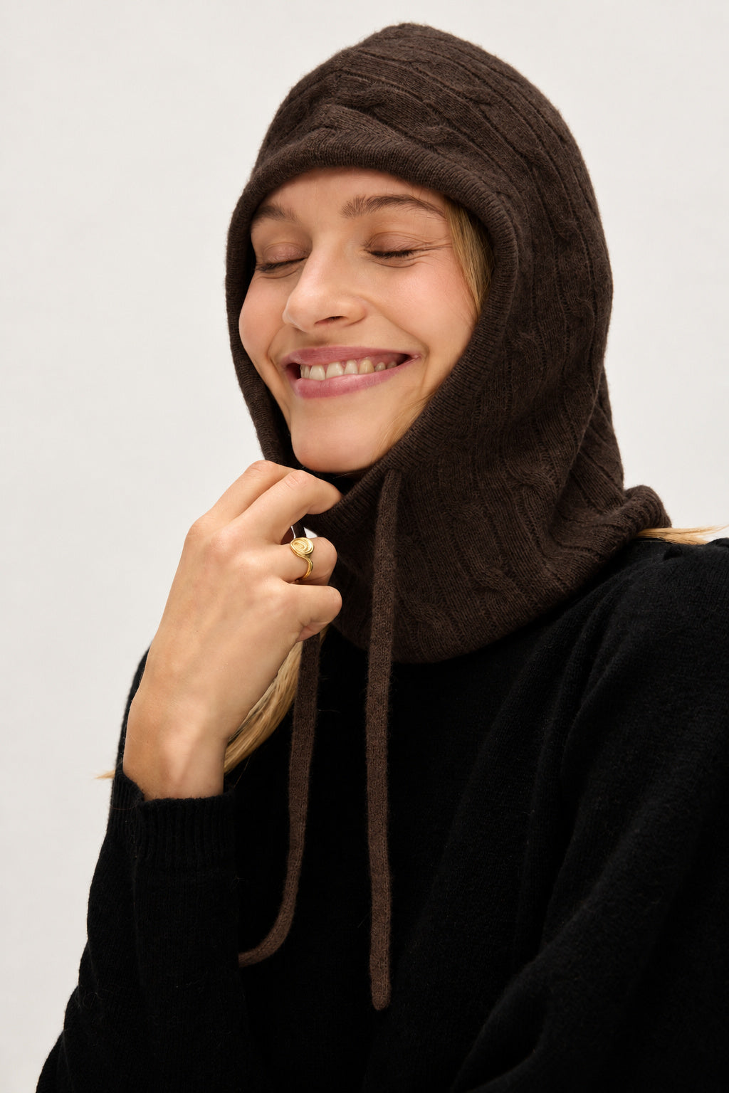 Davida Balaclava Cable Accessories Cacao