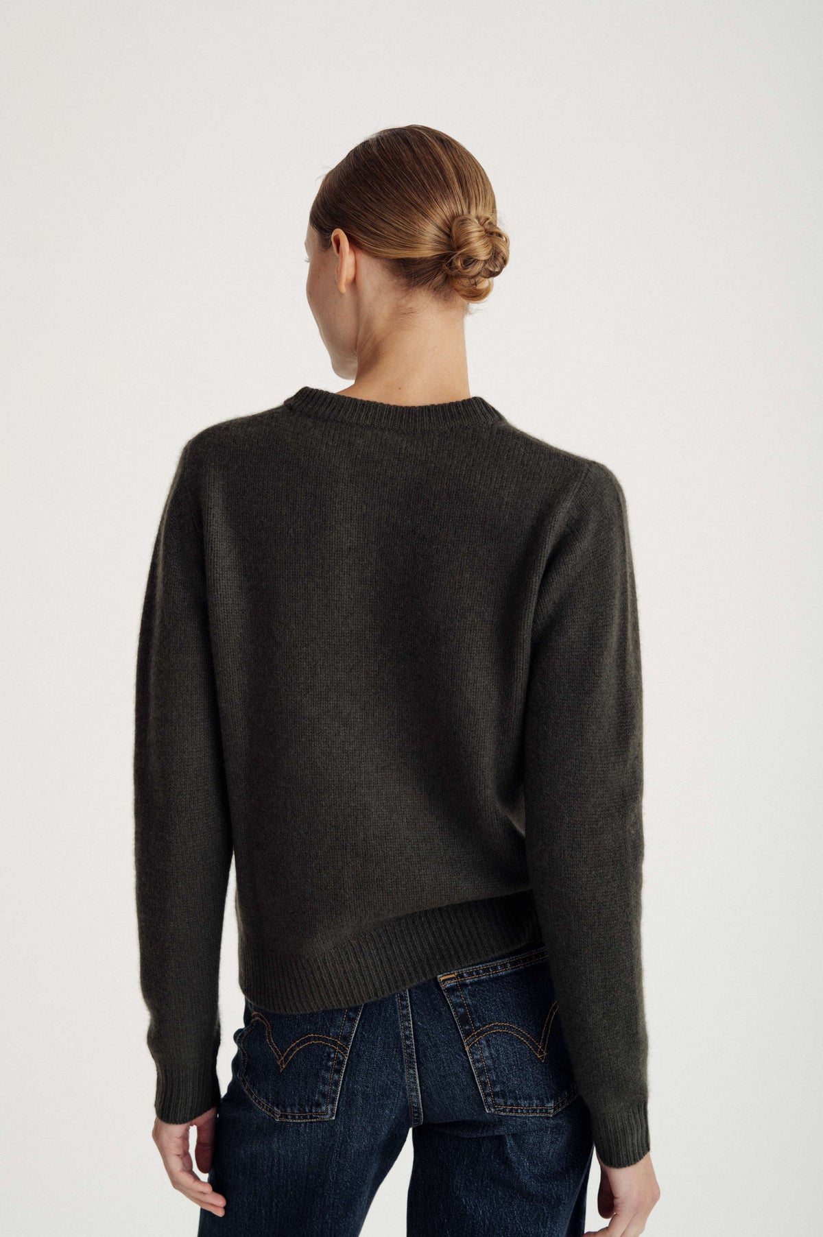 Davida Basic Crewneck Sweater Sweaters Hunter's Green