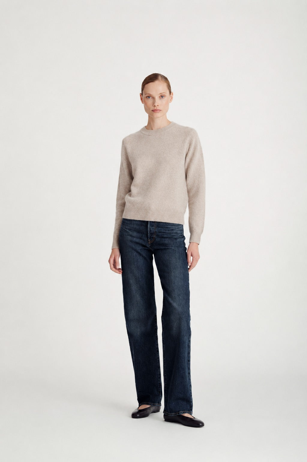 Davida Basic Crewneck Sweater Sweaters Sand