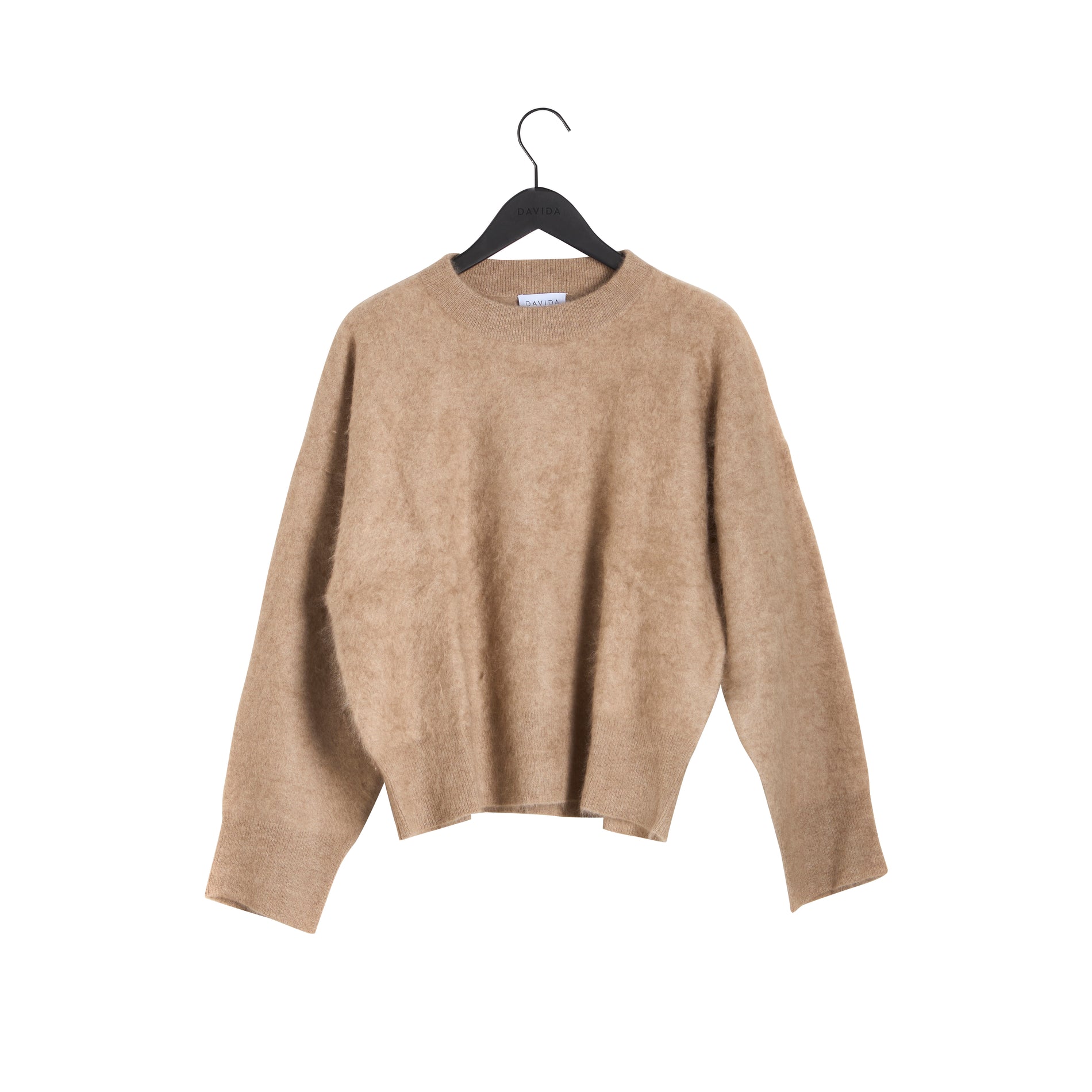 Davida Brushed Boxy Sweater Sweaters Mink