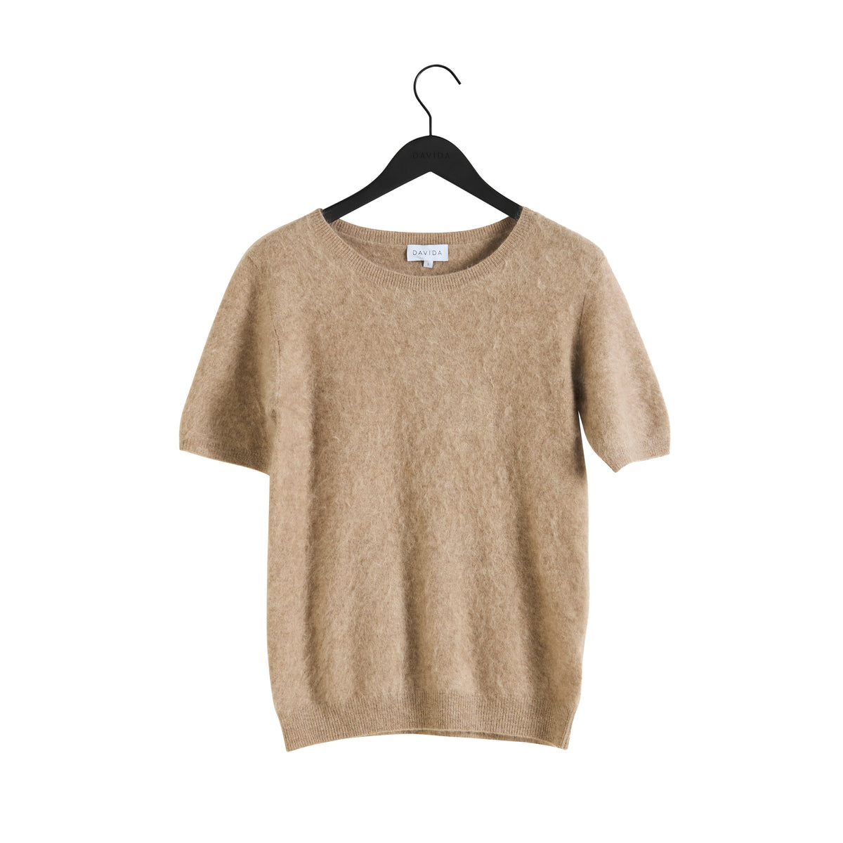Davida Brushed T-Shirt Oversized Sweaters Mink