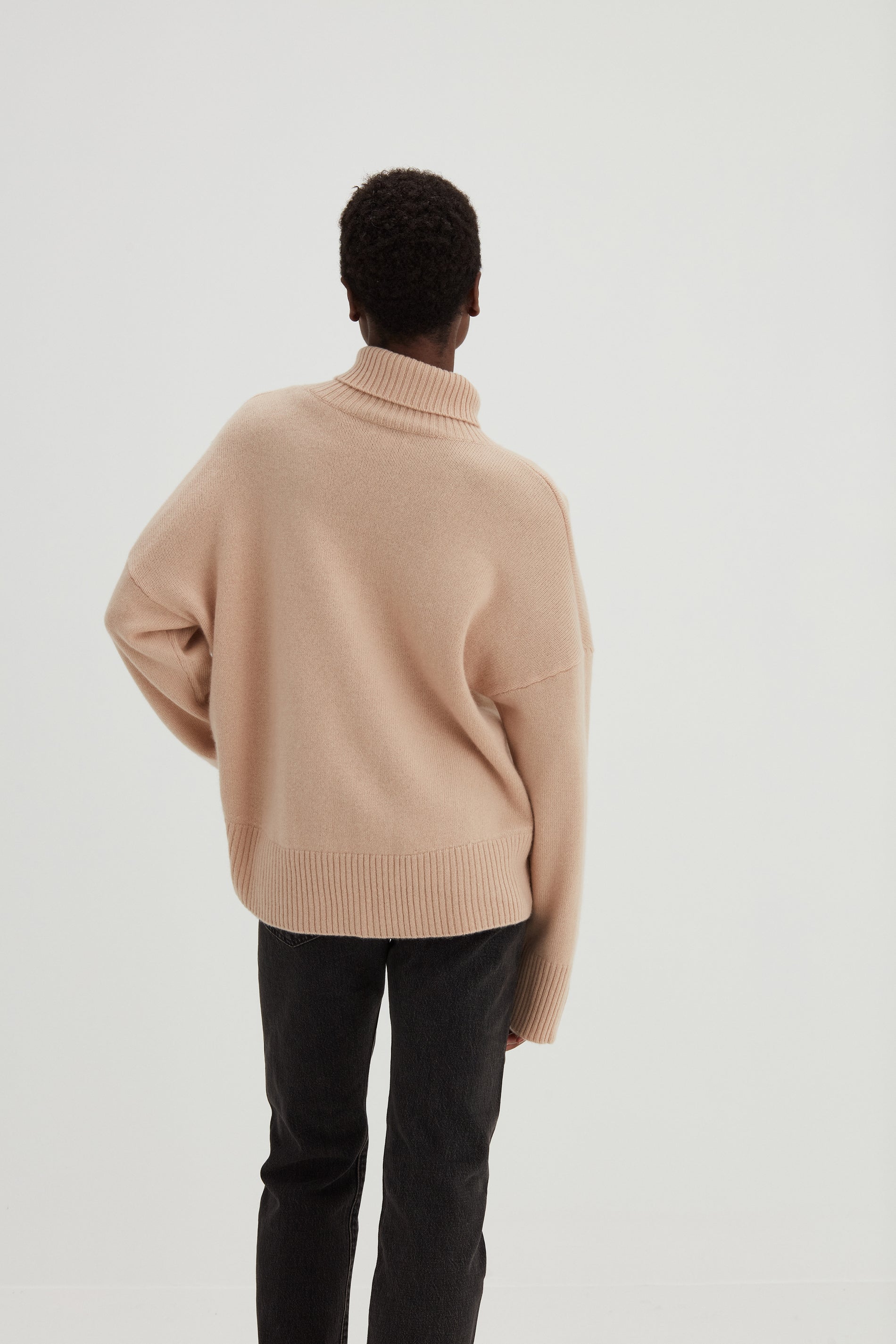 Davida Chunky Roll Neck Sweater Sweaters Wheat