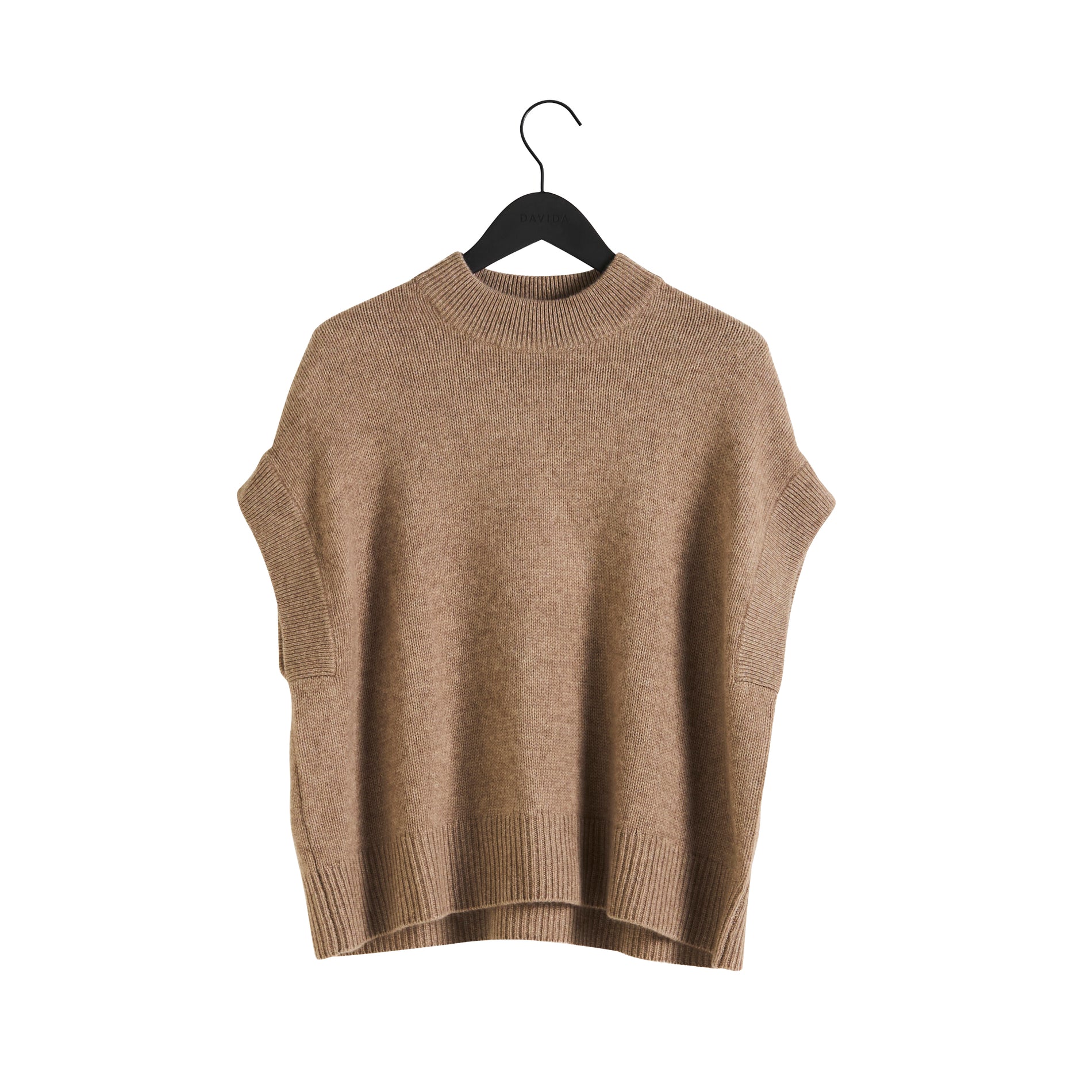 Davida Chunky Vest Turtleneck Sweaters Mink