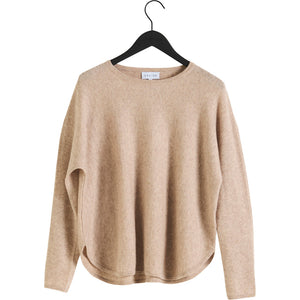 Curved Sweater - Sand