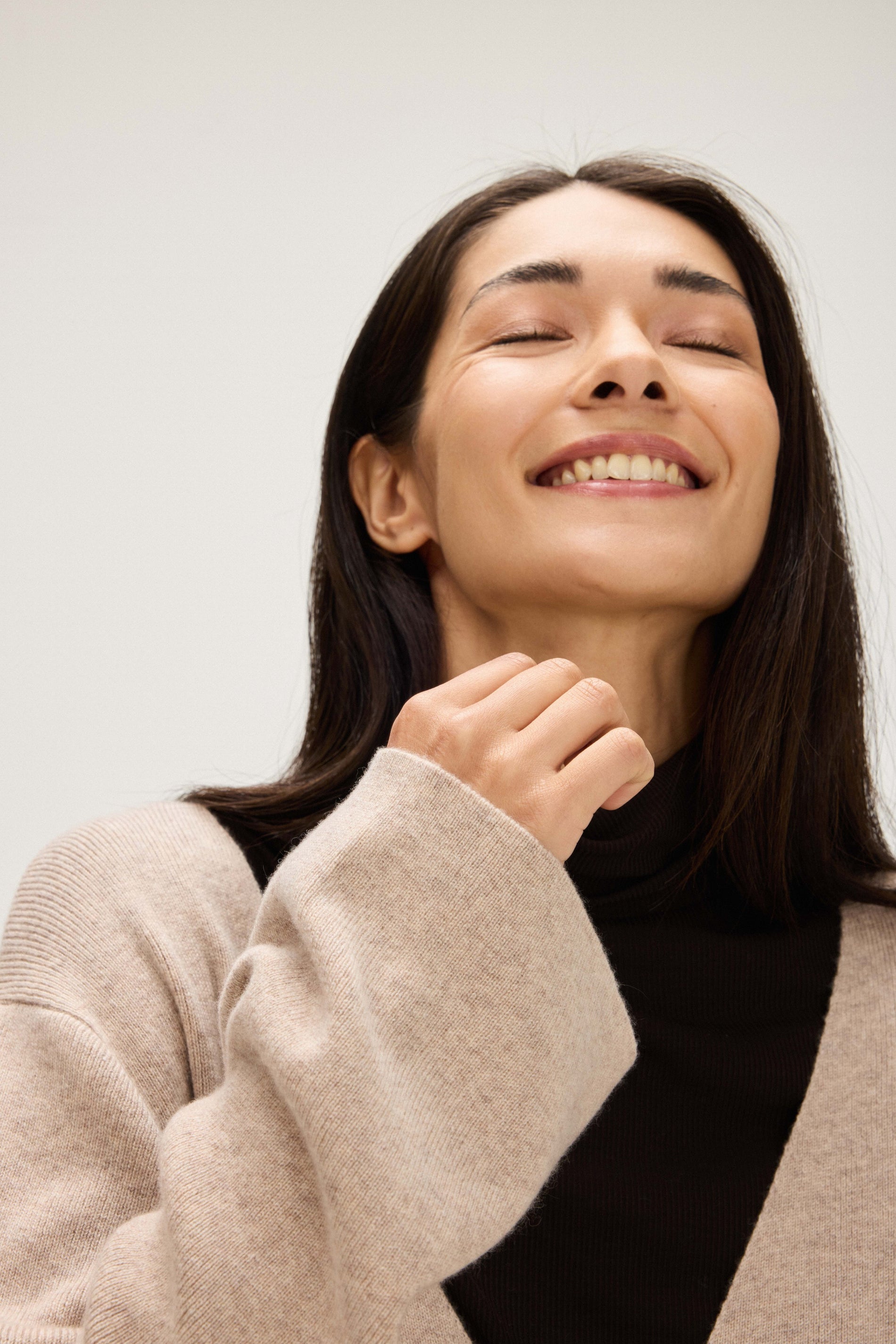 Davida Double Breasted Jacket Sweaters Sand