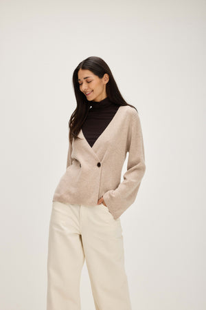 Double Breasted Jacket - Sand