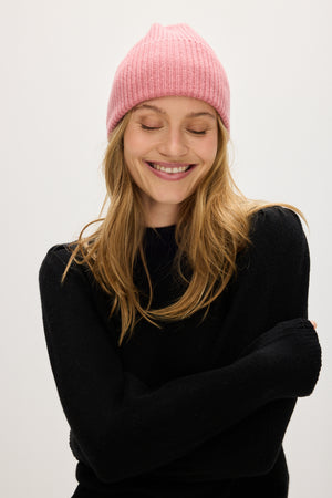 Fold Rib Cap - Dusty Pink