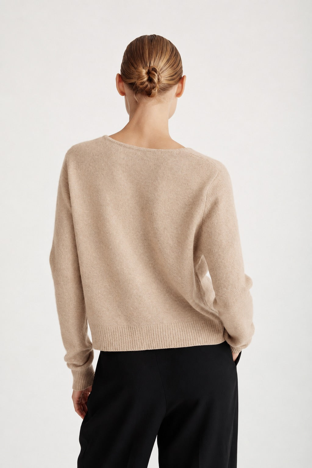 Davida Long Sleeve Boxy Cardigan Sweaters Sand