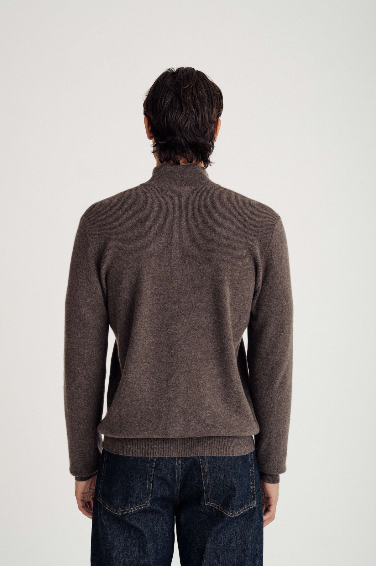 Davida Man Buttoned Jacket Cardigans Cacao
