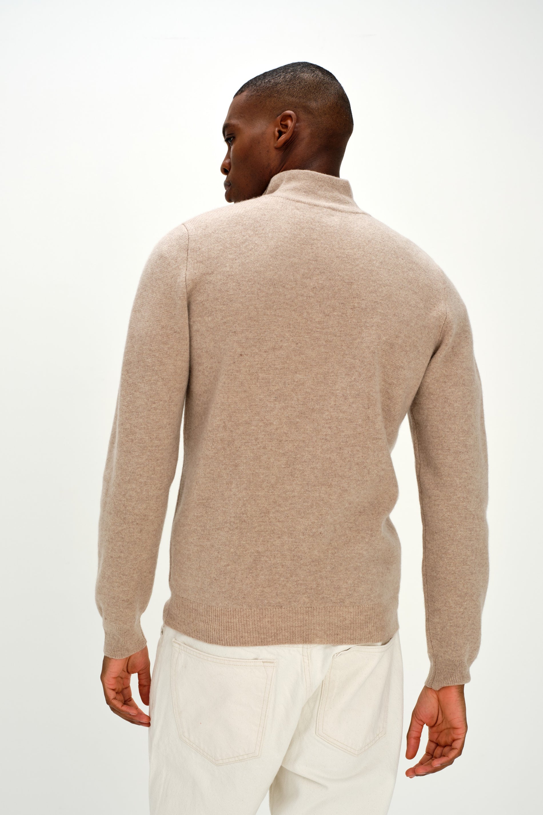 Davida Man Buttoned Jacket Cardigans Sand