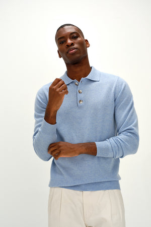 Man Collar - Blue Fog