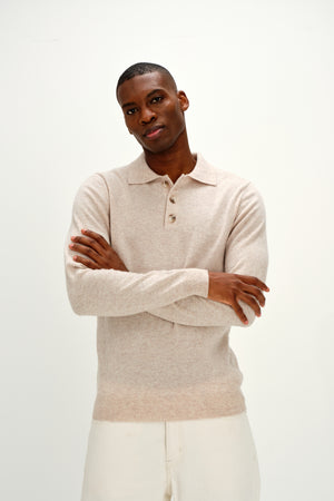 Man Collar - Light Beige