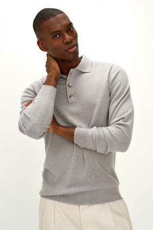 Man Collar - Light Grey