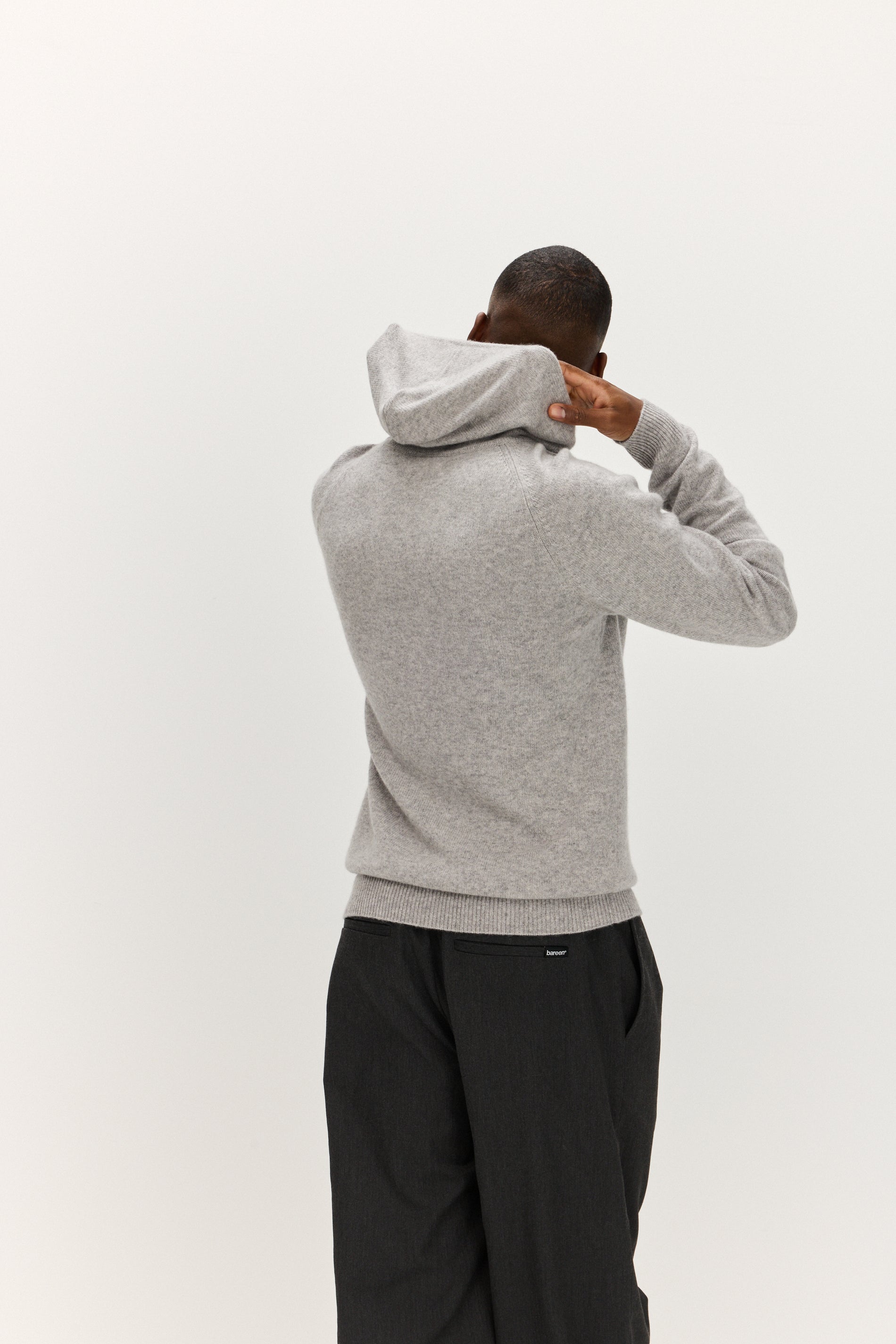 Davida Man Hoodie Sweater Cardigans Light Grey