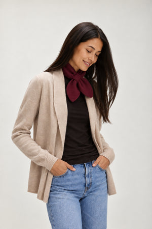Neck Tie - Mulberry Red