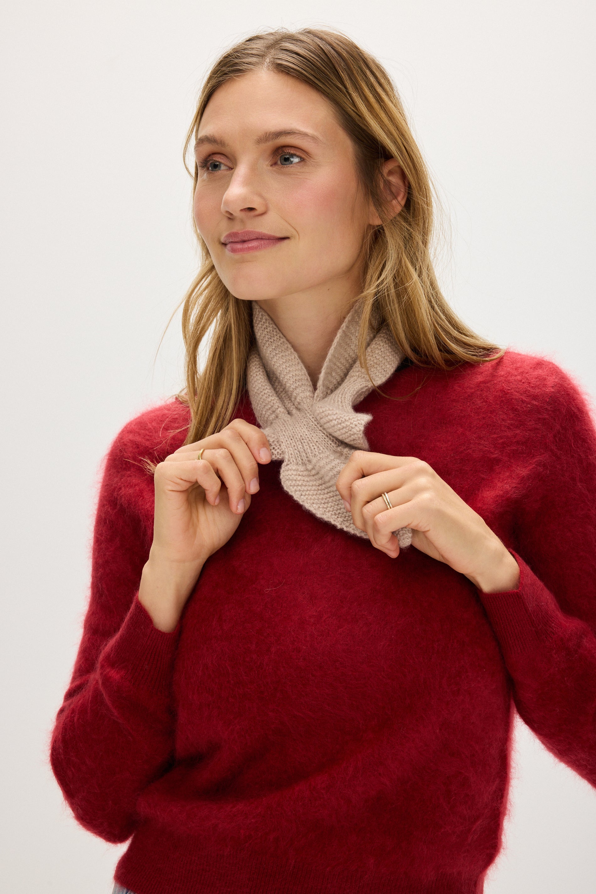 Davida Neck Tie Accessories Sand