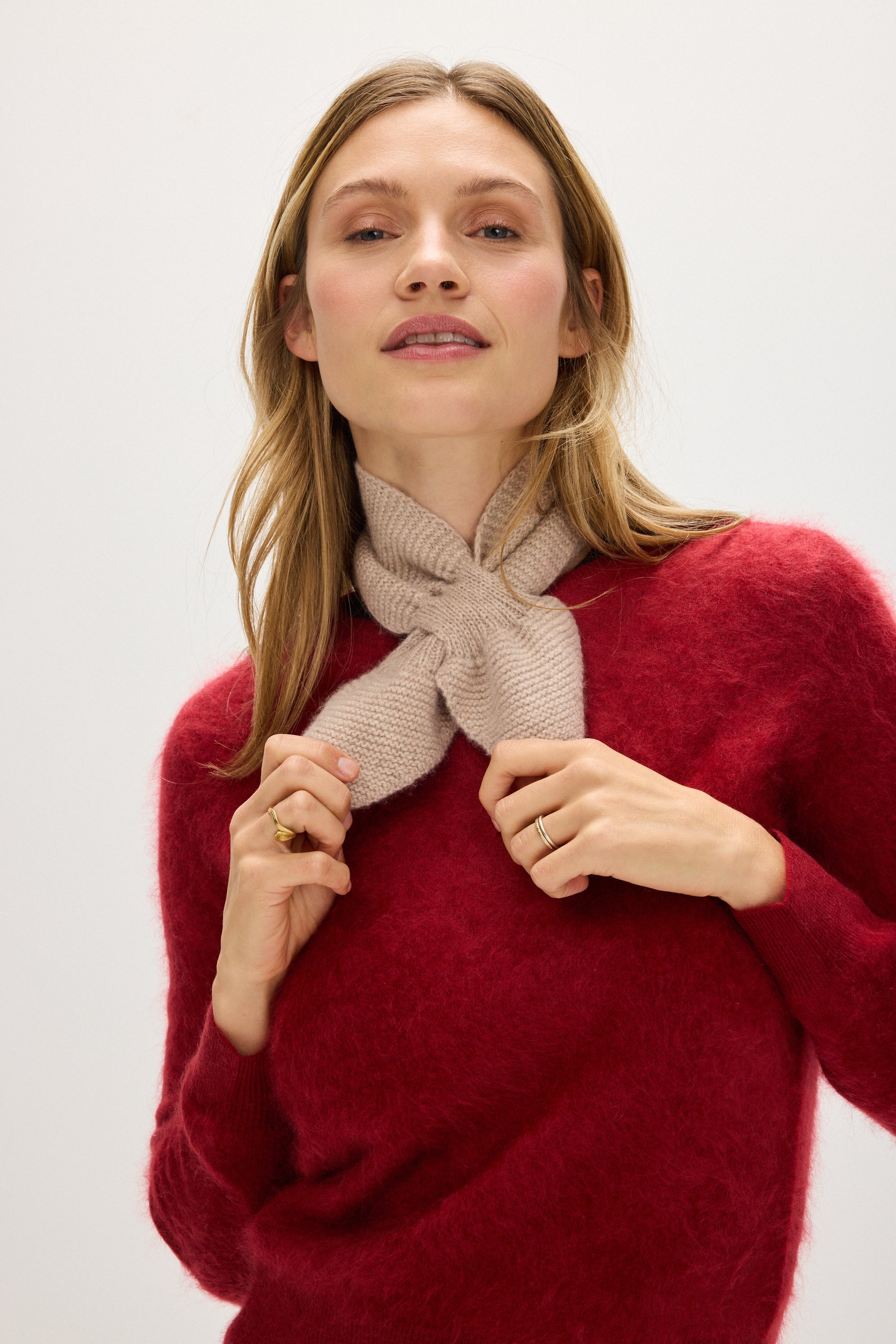 Davida Neck Tie Accessories Sand