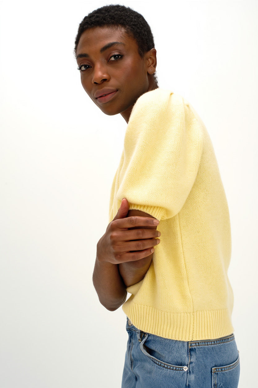 Davida Puff Sleeve T-shirt Sweaters Citrus