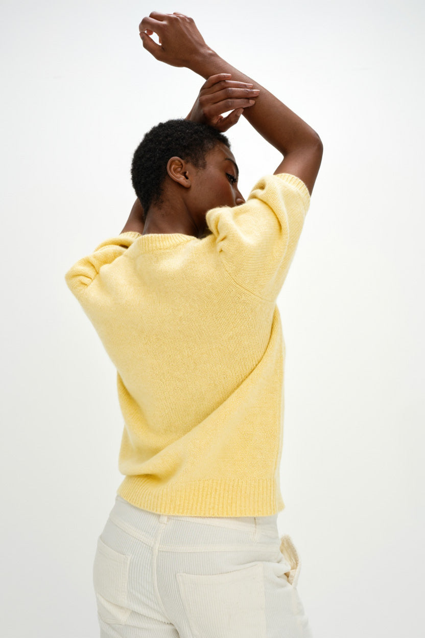 Davida Puff Sleeve T-shirt Sweaters Citrus
