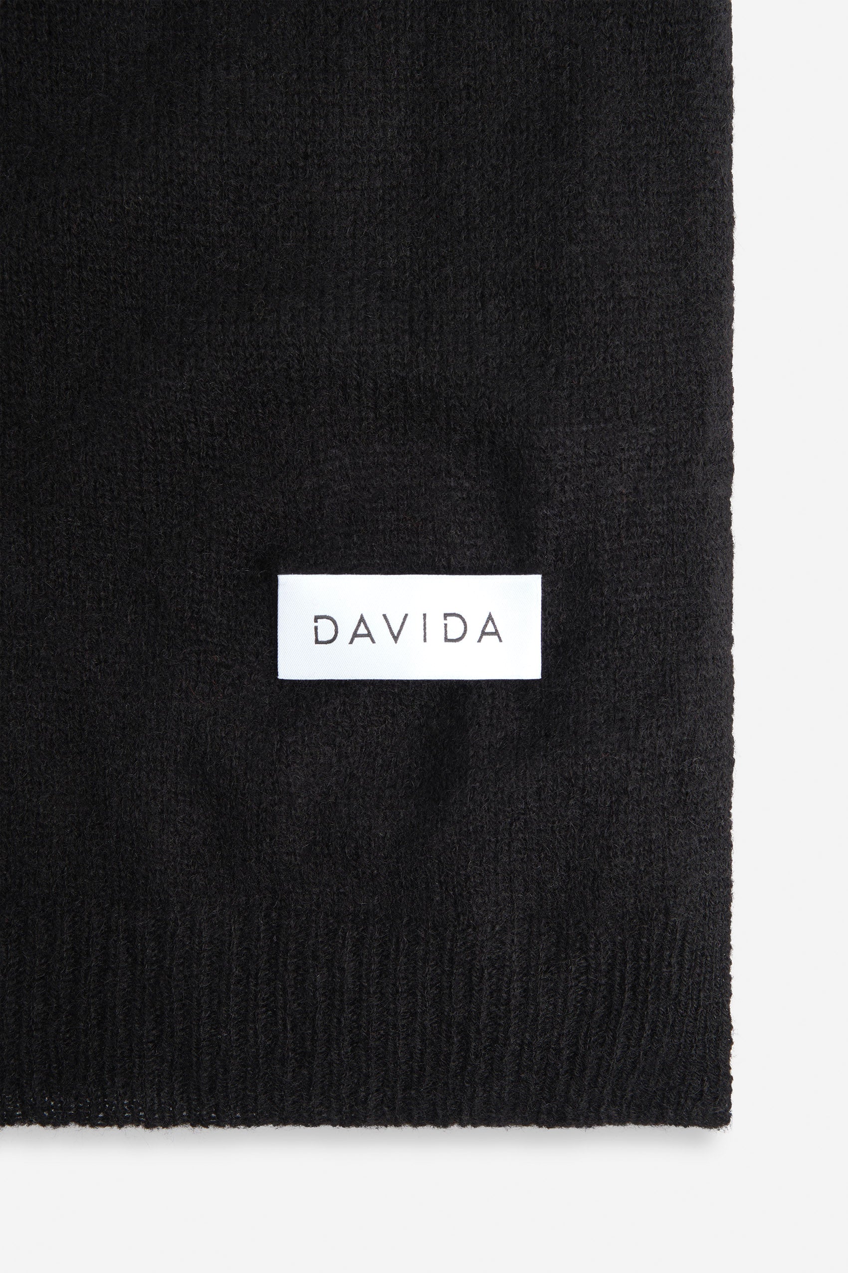 Davida Rectangular Scarf Accessories Black