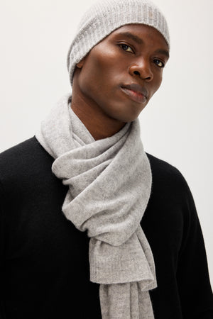 Rectangular Scarf - Light Grey