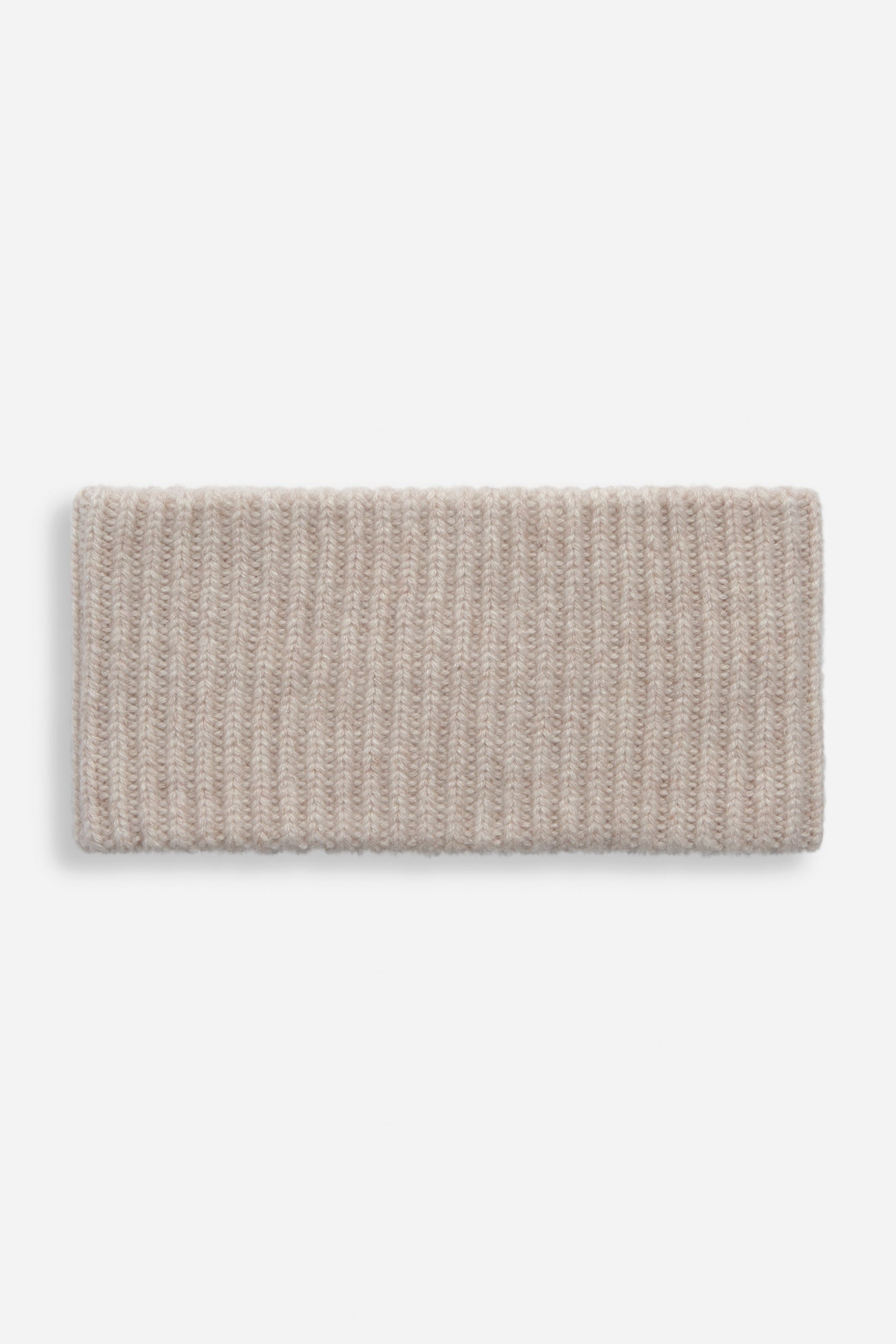 Davida Rib Headband Hat Light Beige